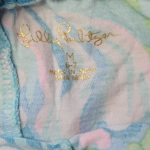 Lilly Pulitzer/Pact/Hanna Andersson- Girls Bundle- size 6 /7 - Picture 3 of 6